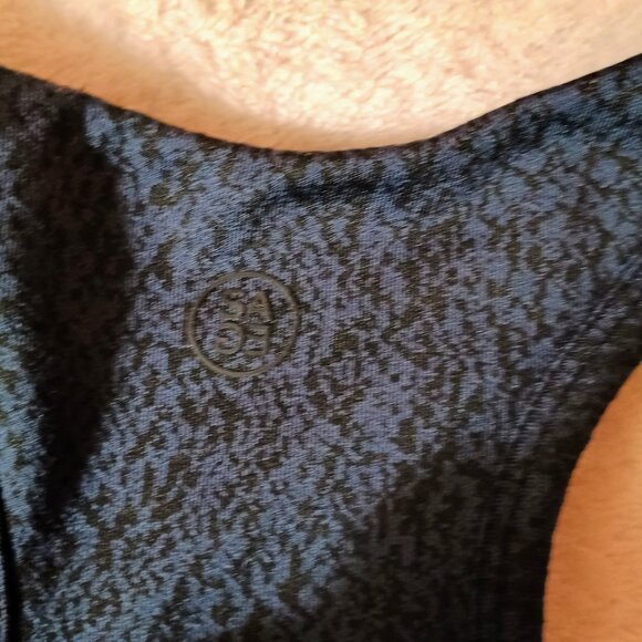 EUC: Rebel Sport Black Speckle Seamless Racerback Sports Bra - Picture 6 of 6